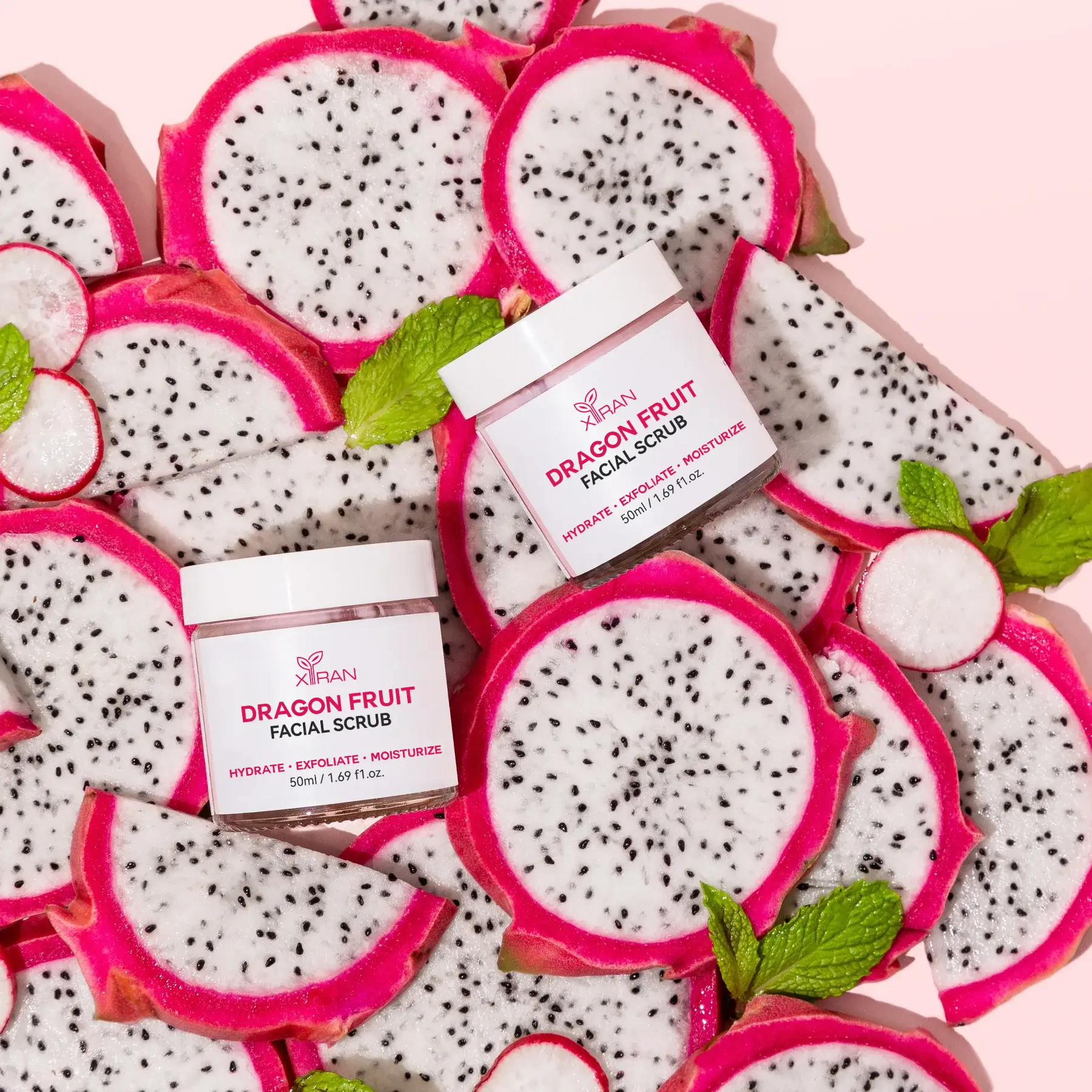 Private Label Dragon Fruit Face Scrub
